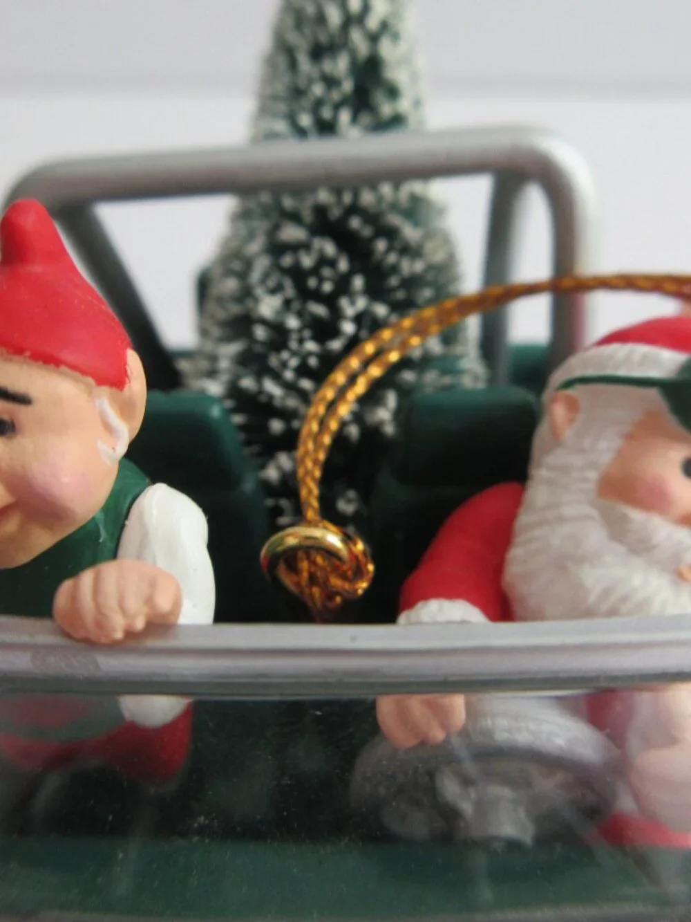 Christmas Charmers Four Wheel Santa First Edition 1992 NEW in Box Natl Rennoc